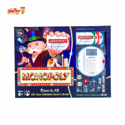 بازی اصلی فکری مونوپولی کارت خوان دار آی توی iToy